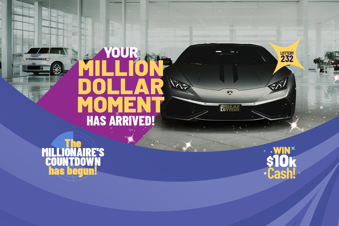 Win $1,000,000 with The Deaf Lottery