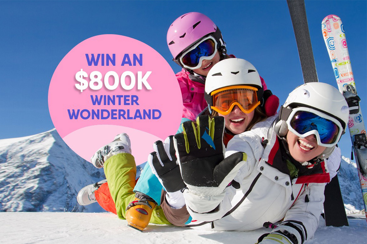 Win an $800K Winter Wonderland - Total Prize Pool $933,500!
