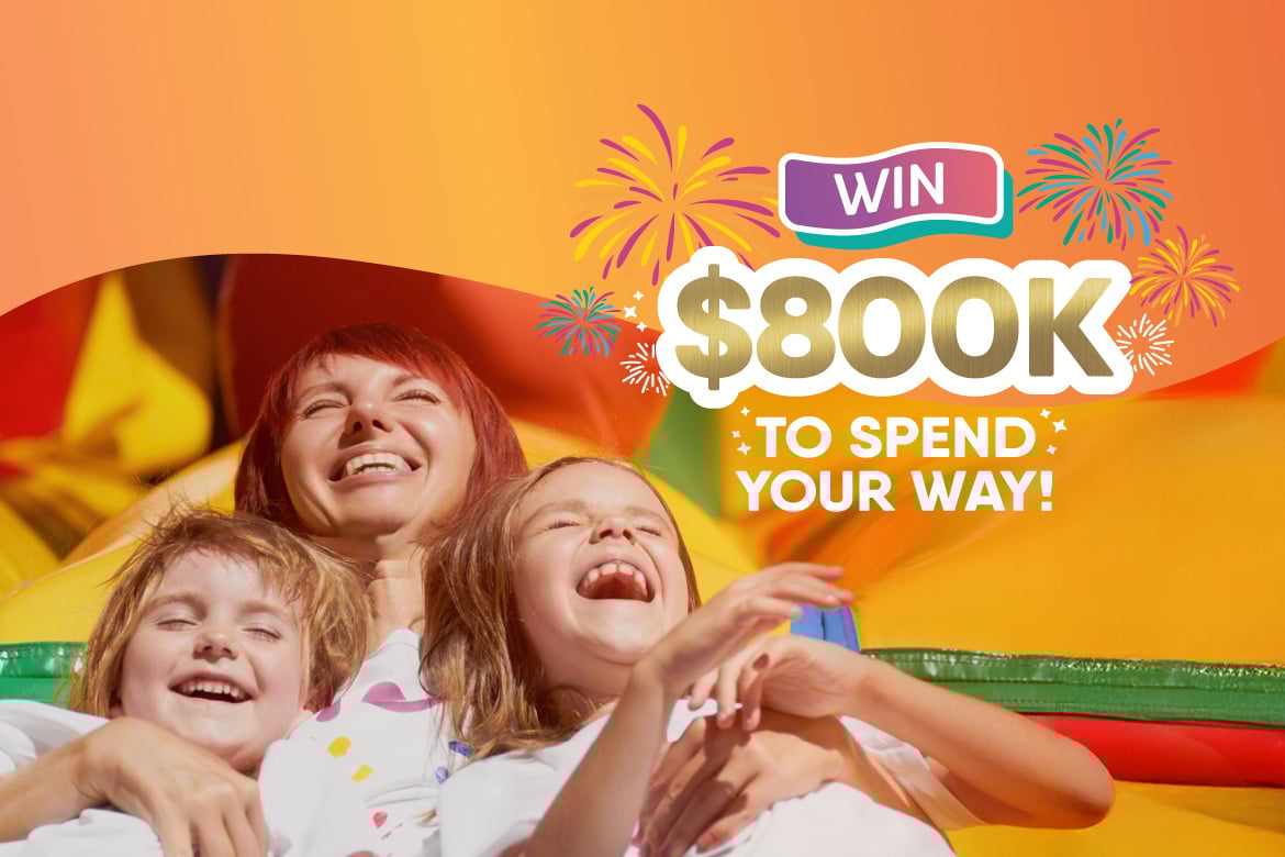 $800,000 Major Draw + $123,500 in additional prizes! 