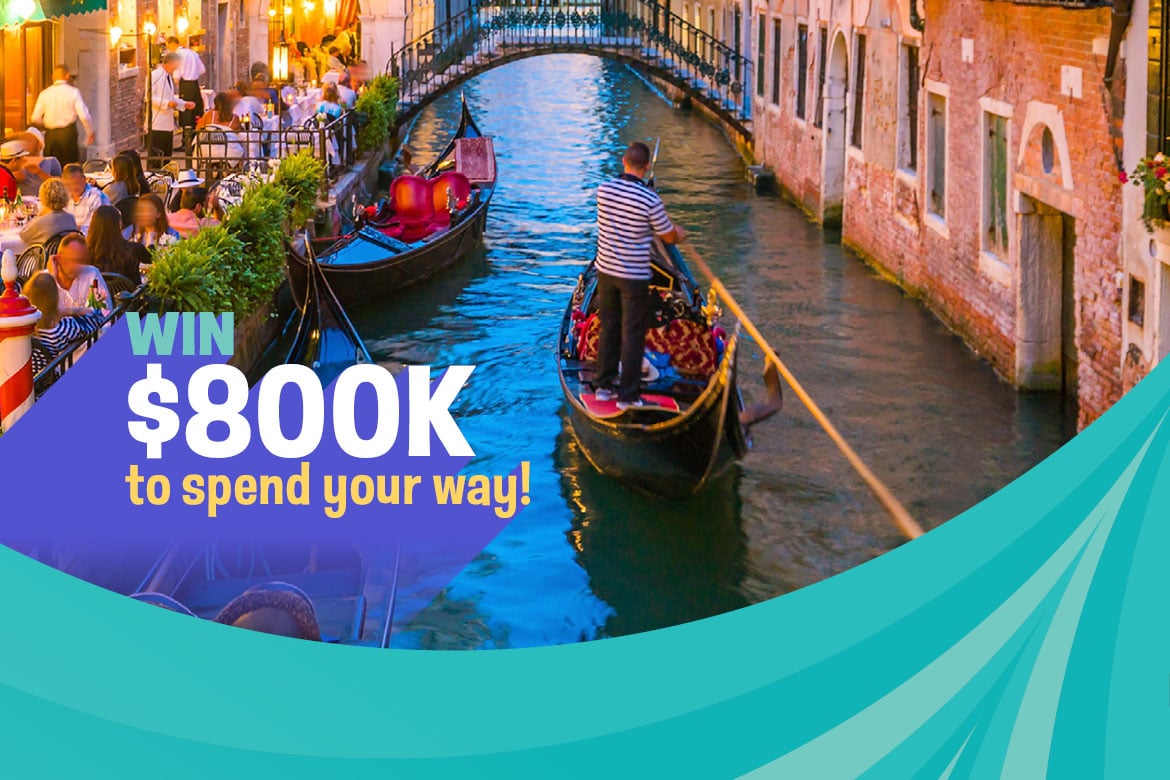 Win $800K to Spend Your Way + $123,500 in additional Prizes