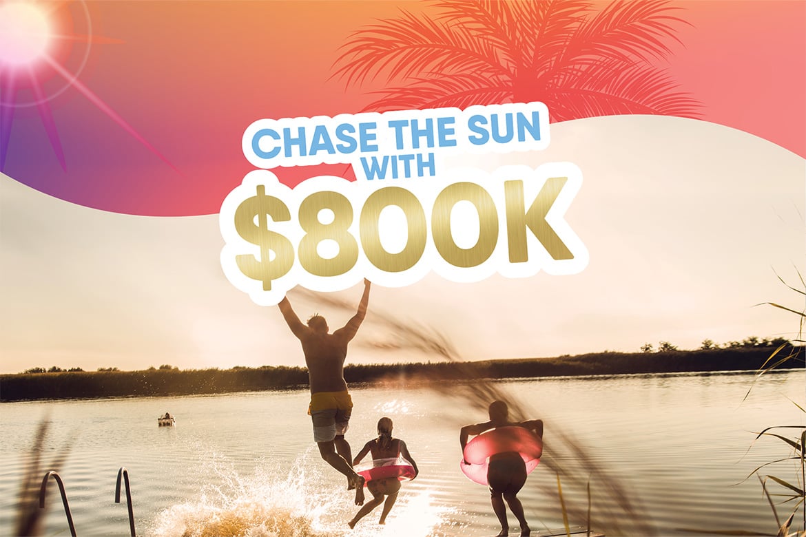 Chase the Sun with $800K - Total Prize Pool $928,500! 