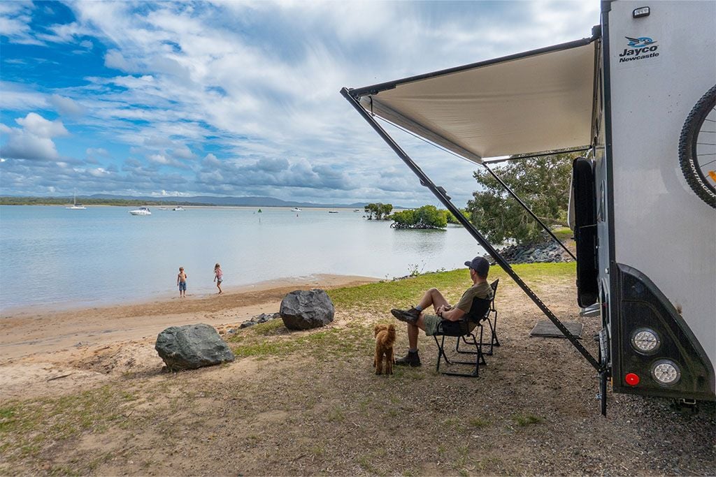 Image of a family on holiday